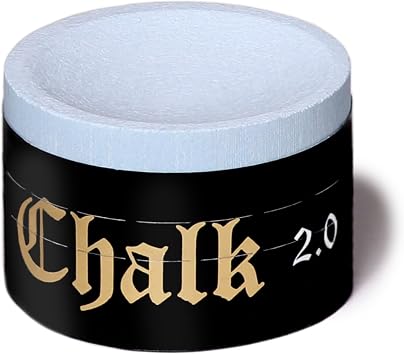 TAOM Billiard Pool Cue Premium Chalk 2.0 Blue - with Chalk Holder