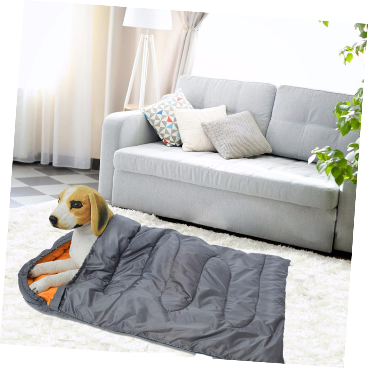 VANZACK Haustier Schlafsack für Hunde Warme Höhle Faltbar Polyester