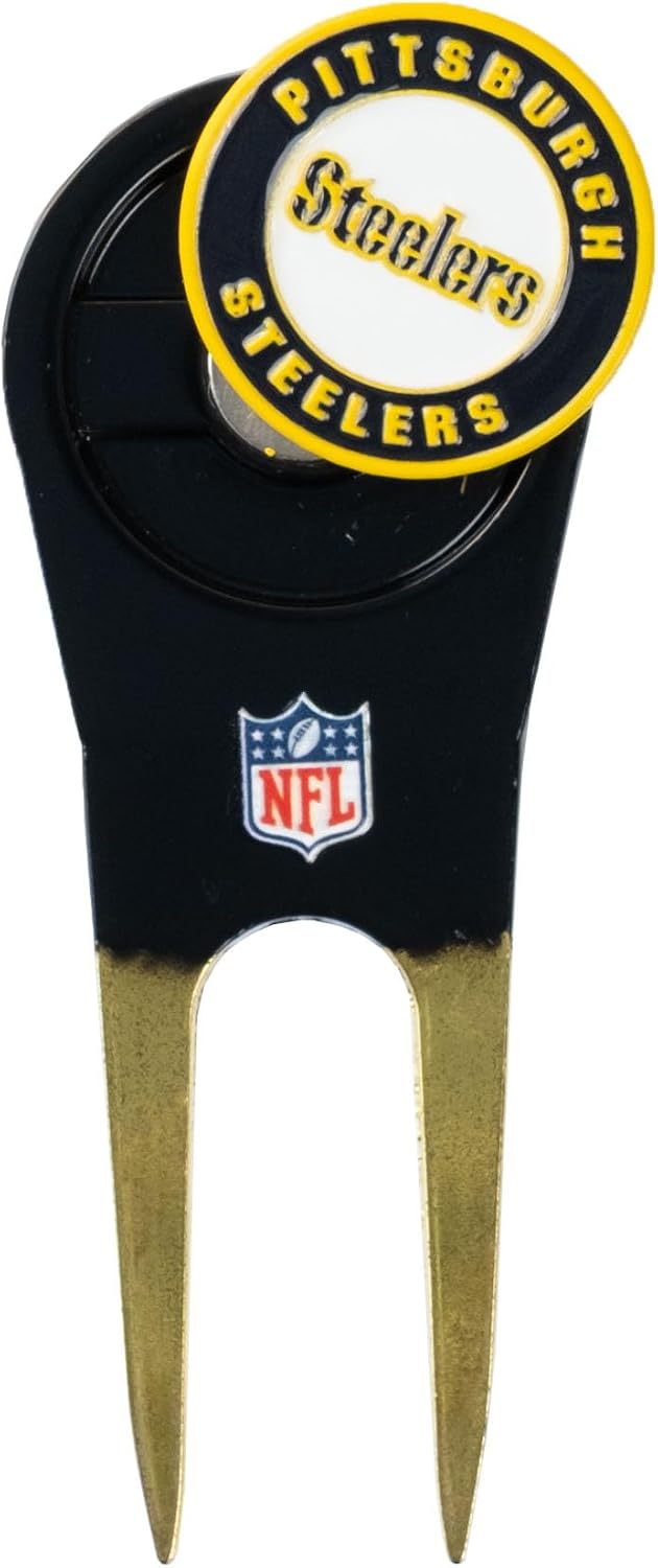 Team Golf NFL Pittsburgh Steelers Shaped Divot Tool