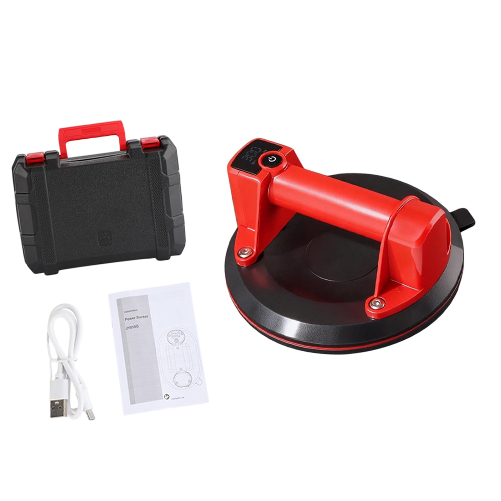 Kaeltsyn Intelligent Auto Pumps Suction Cup Lifter With Rechargeable Battery Durability Nylon Case For Construction And Tasks Automatic Air Fan