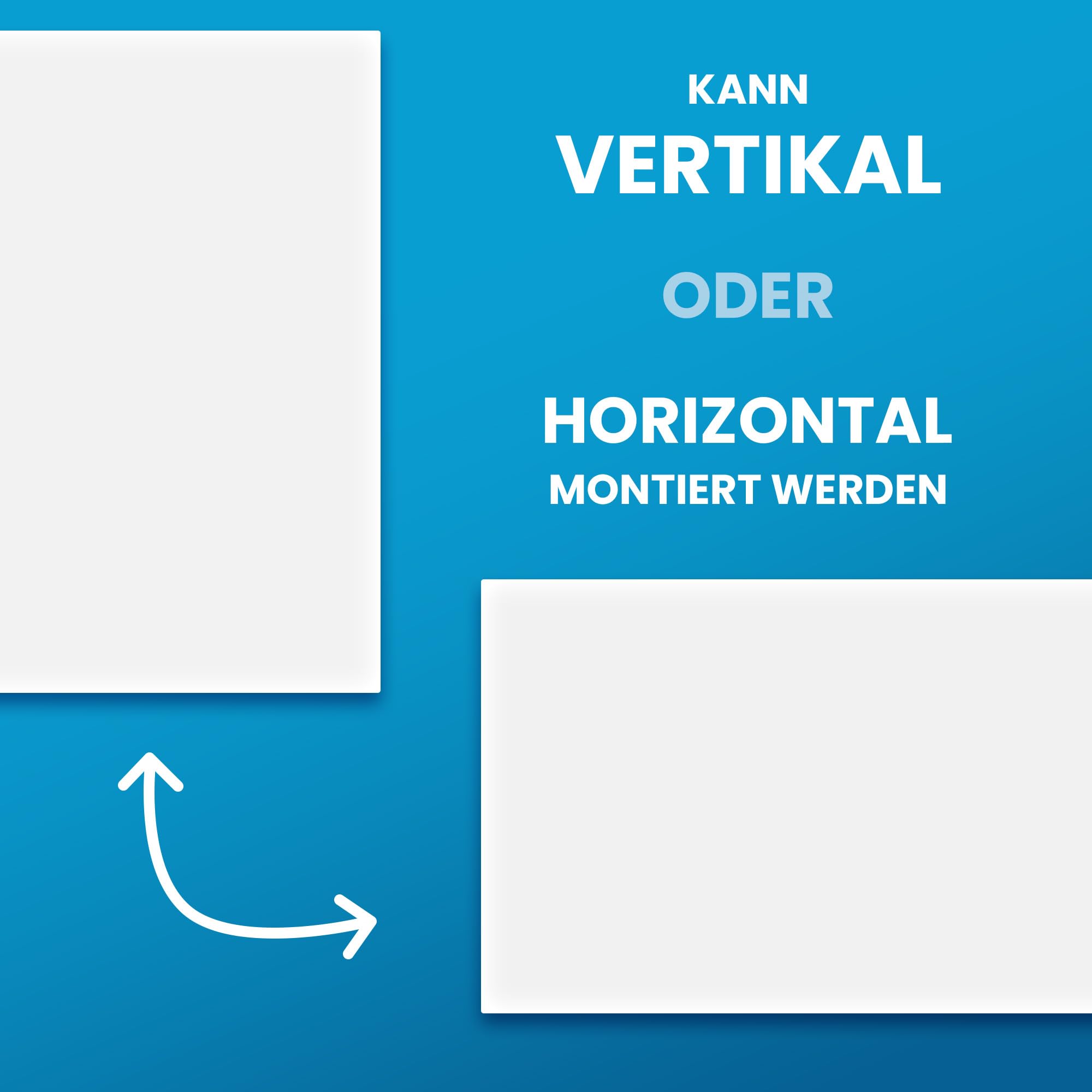 Vivol magnetwand rahmenloses Whiteboard 60 x 90 cm Weiß, whiteboard magnetisch & Magnettafel groß ohne Stifteablage, abwischbare Schreibtafel für Büro, Schule, Homeoffice & Meetingraum praktisch extra