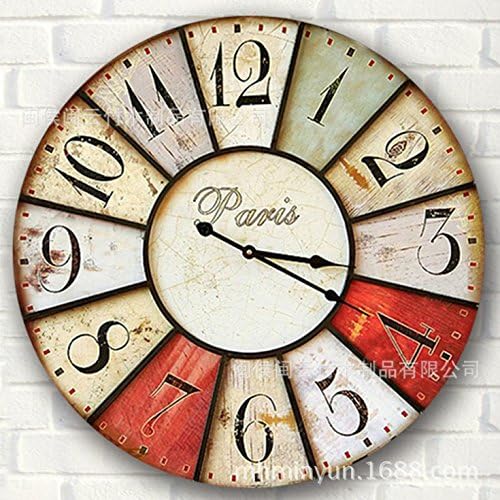 Chic Large Retro Digital Vintage Style Giant Wall Clock
