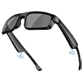 Smart Glasses, Polarized Bluetooth Sunglasses, Built-in Mic & Speakers, Voice Assistant, UV Protection Audio Sun Glass