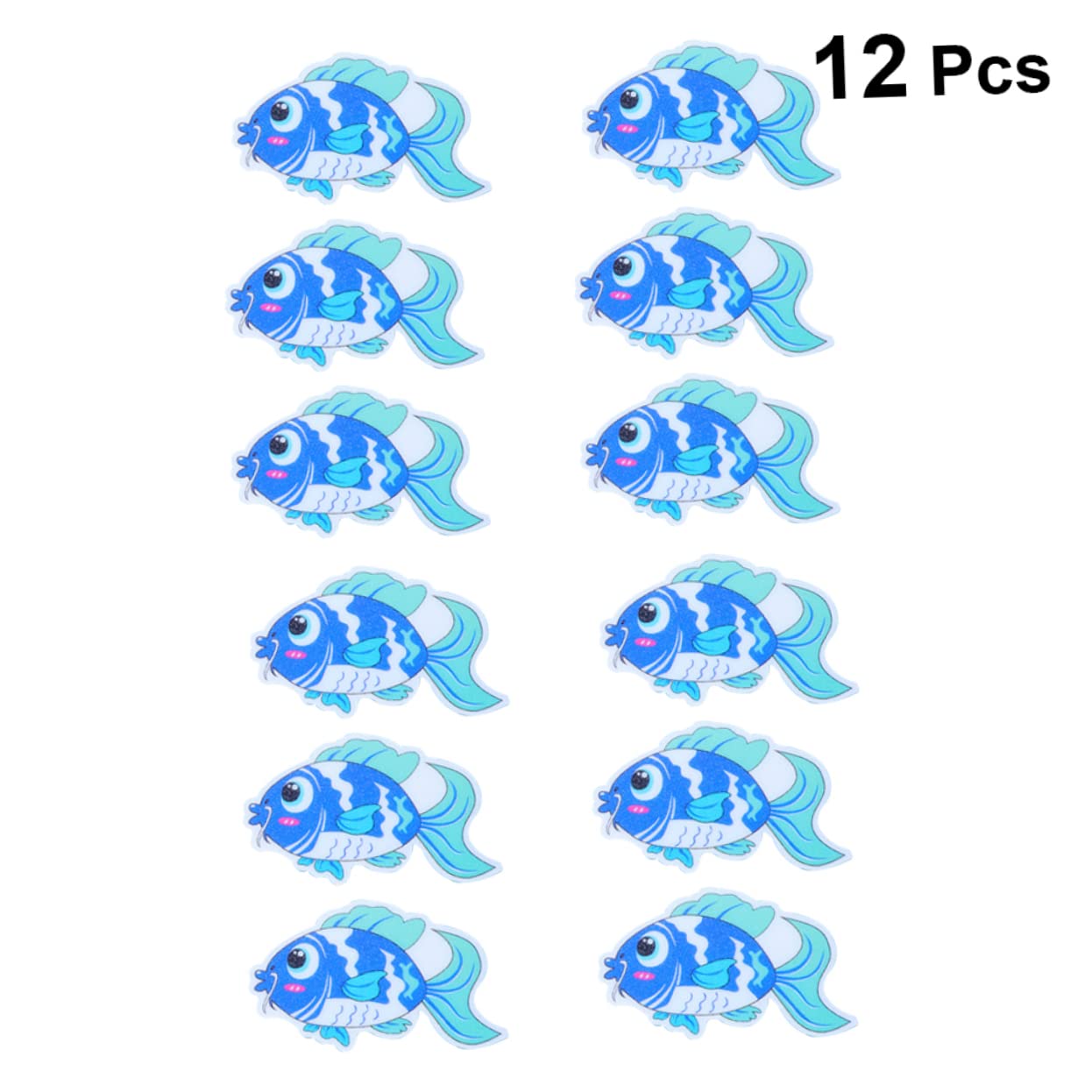 TOPBATHY 3 Series Pegatinas Antideslizantes para Bañera Forma De De Decales Adhesivos De Prevención Diseño Infantil para Baños Y Duchas Casa Y Hotel 12 Piezas X 3