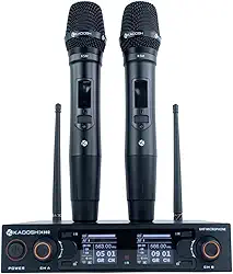 Microfone Kadosh Duplo Sem Fio K 502 M Original