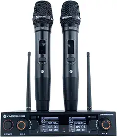 Microfone Kadosh Duplo Sem Fio K 502 M Original