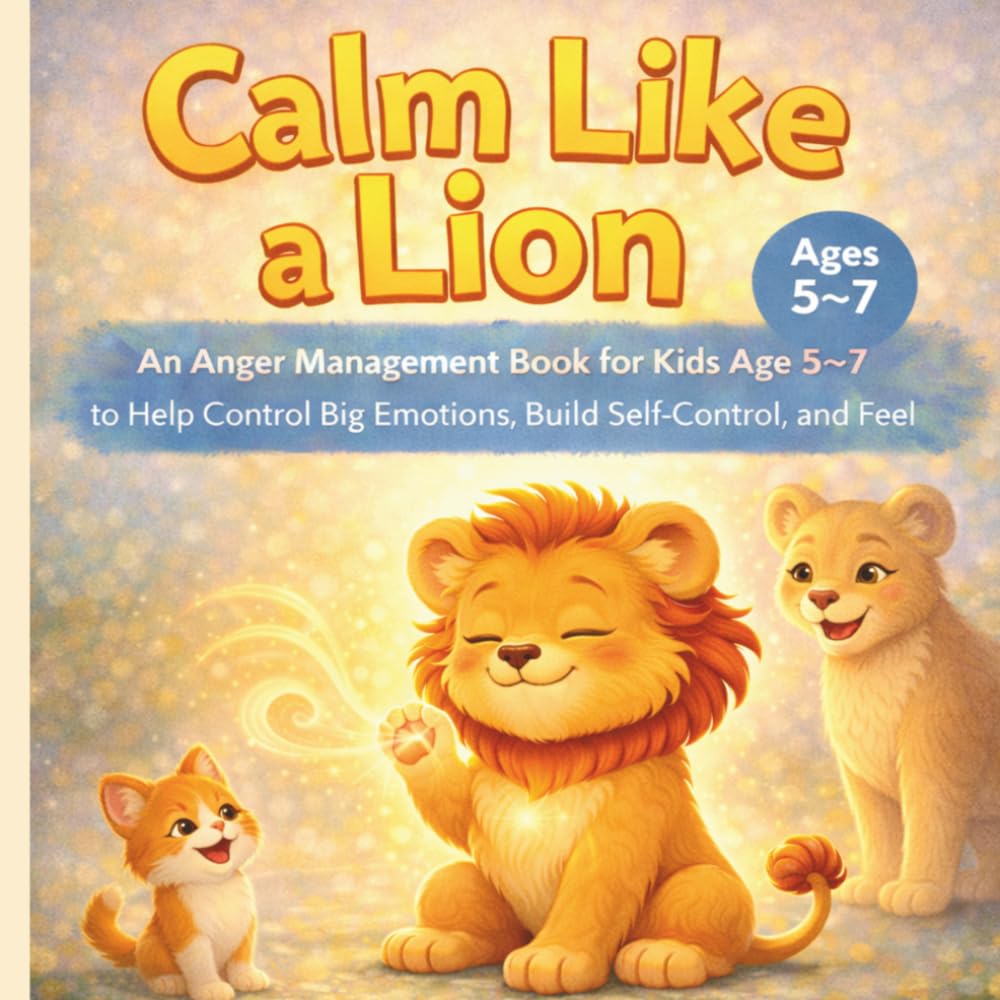 Calm Like a Lion: An Anger Management Book for Kids Age 5–7 to Help Control Big Emotions, Build Self-Control, and Feel Calm