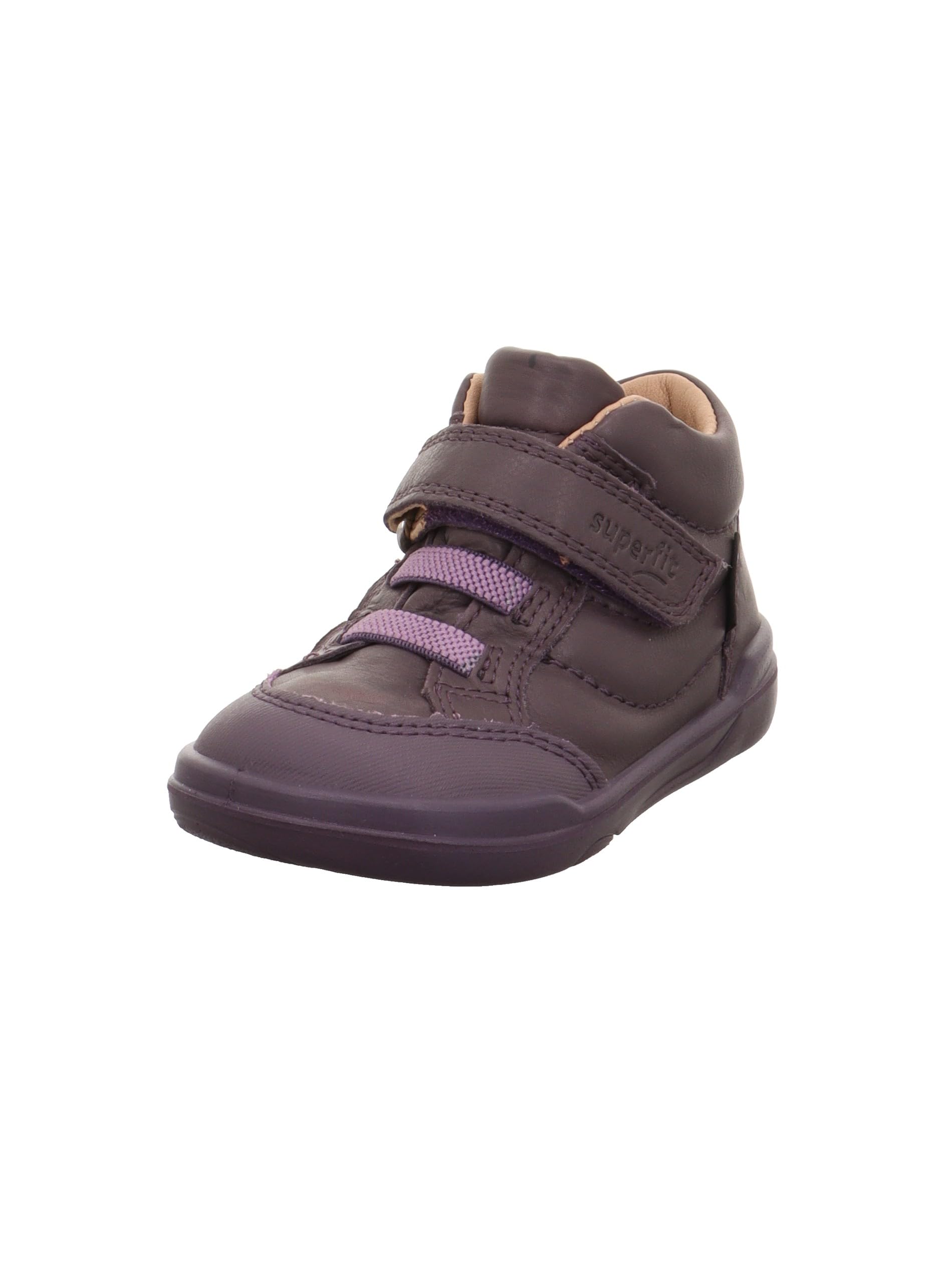 Superfit Baby Boys Superfree Lightly Lined Gore-Tex First Walking Shoes, Purple 8500, 4.5 UK Child