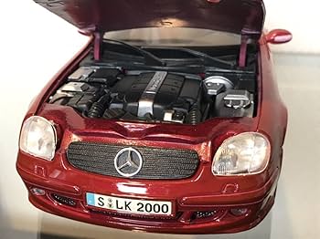 ①【レア！】1/18 メルセデス・ベンツ SLK230 ミニカー Amazon | 1/18 メルセデスベンツ SLK オープンカーギミック