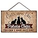 Highland Graphics Cats Are Like Potato Chips Humorous Sign Multi