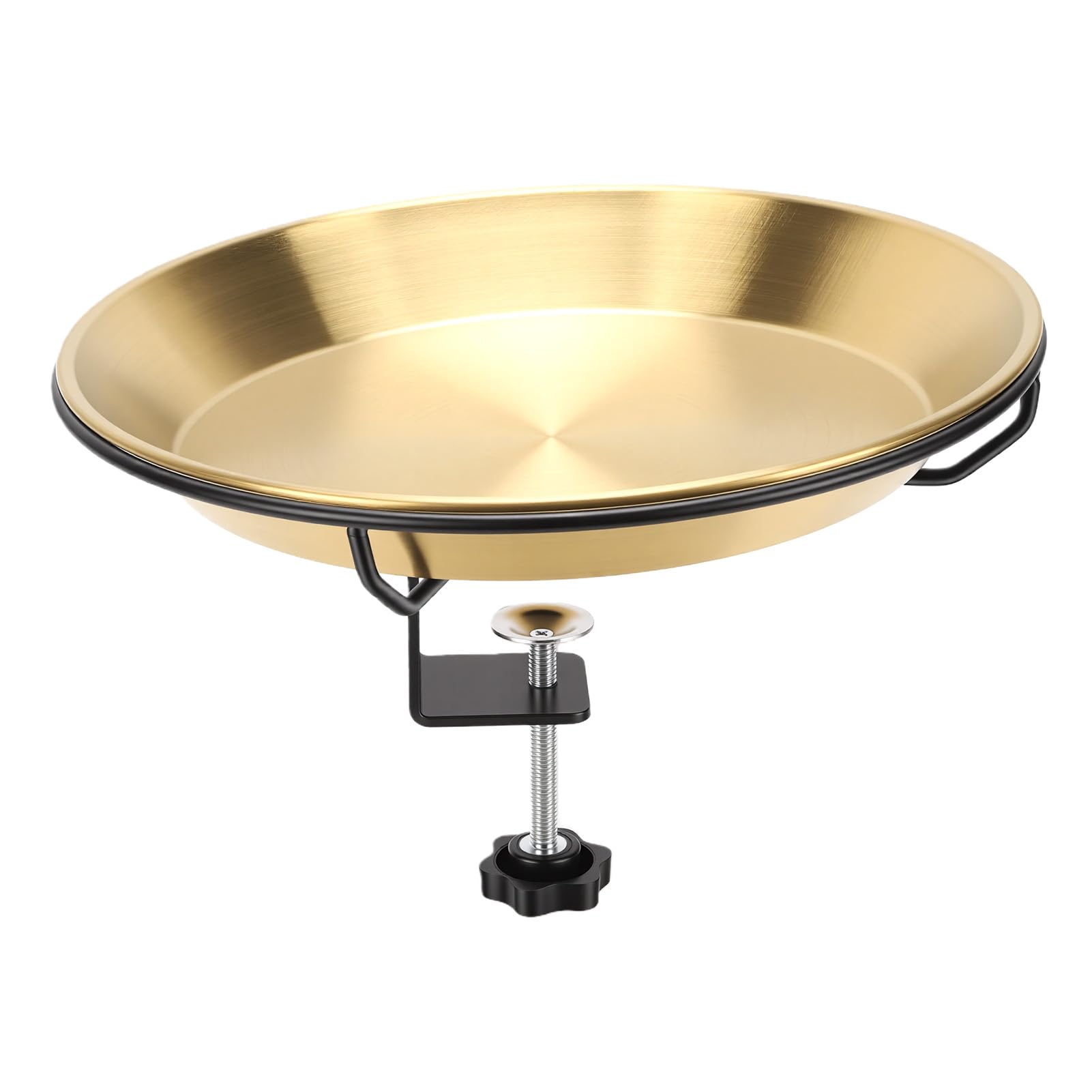 Tissting Baignoire Oiseau en Métal Détachable pour Jardin Extérieur