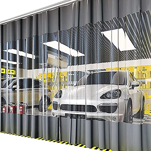 Panneaux latéraux en bâche transparente durables en PVC de 0.3mm - 5