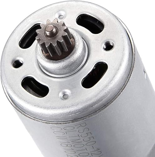 Miniatura 4 de uxcell DC 12V 22000RPM Motor de engranaje eléctrico 12 dientes para varios destornilladores inalámbricos