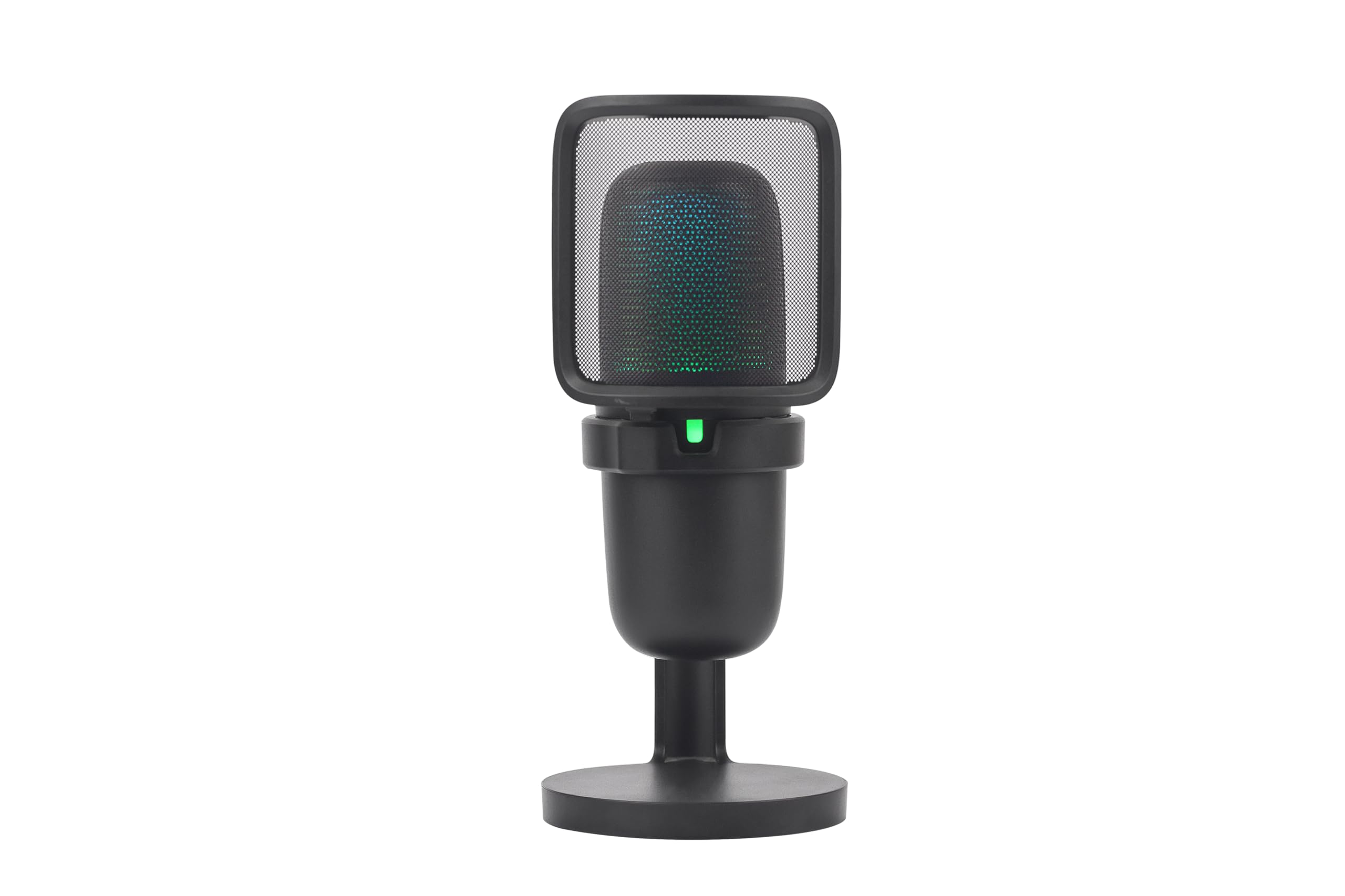 KO-Star M-630S USB Gaming Mikrofon RGB – Nierencharakteristik, Touch-Stummschaltung, Plug & Play, Metall-Pop-Filter, Verstellbarer Winkel, 2 m Kabel, USB-C/USB-A