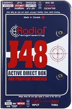 Radial Engineering J48 Premium Phantom Powered Active Direct Box
