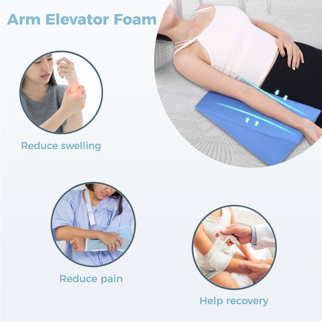 Braccio Elevation Pillow Triangolo - Lavabile Gomito Zeppa Cuscino Triangolare Spugna Rimovibile Braccio