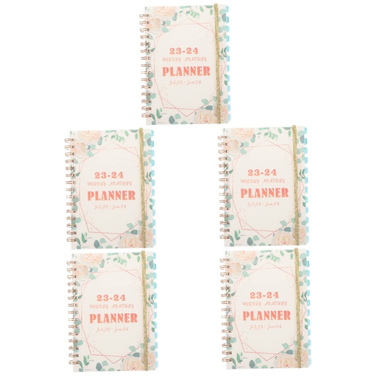 VILLCASE 5pezzi Planner Accademico Agenda Settimanale Per Studenti e Professionisti Per Pianificare Attività e