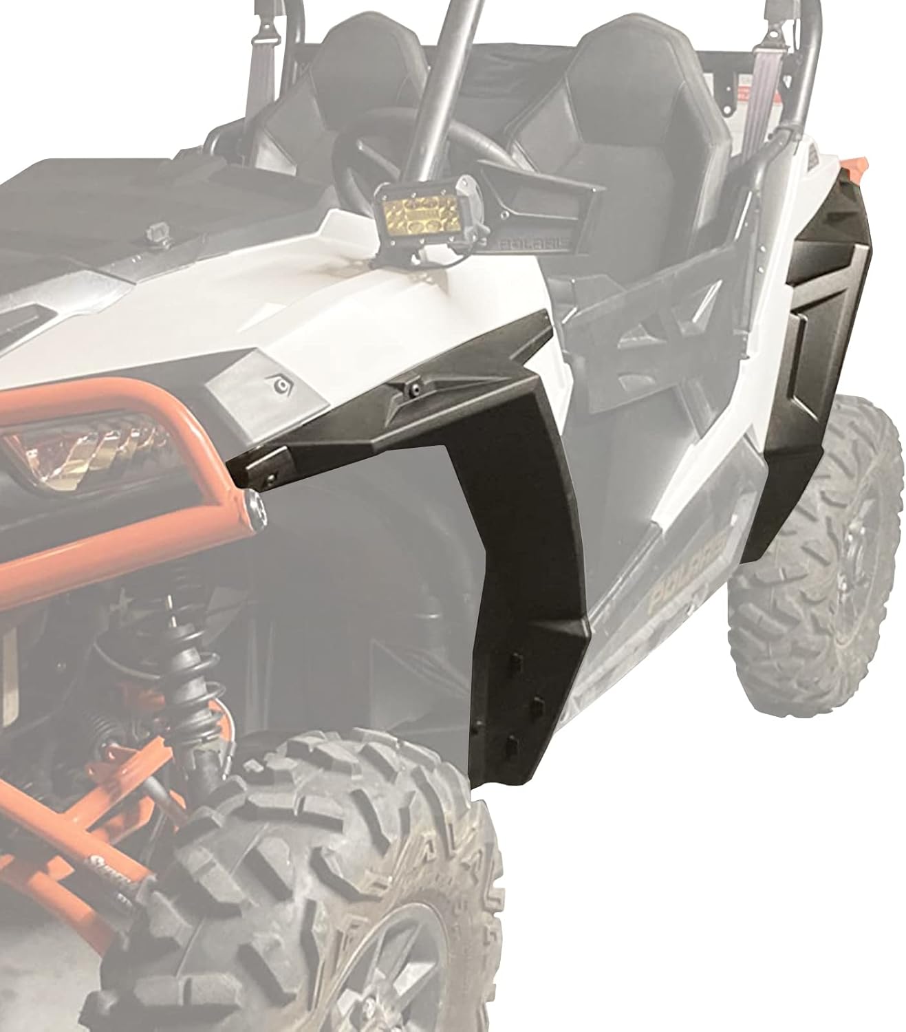 A & UTV PRO Extended Fender Flares Kit for Polaris RZR 900 2015-2020, Front & Rear Mud Flaps Mud Guards Extensions for RZR Trail 2021-2025 Accessories, Replace OEM # 2879434, 4PCS