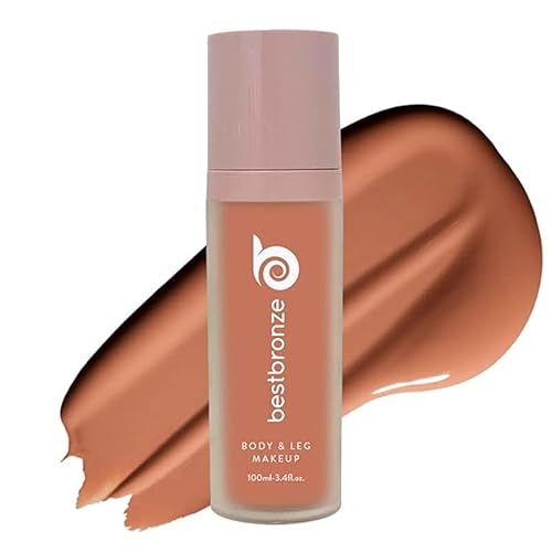 Best Bronze Bombshell Body Makeup - Tattoo Cover Up Makeup & Body Foundation Waterproof - Tattoo Concealer Waterproof for Scars, Varicose Veins Cover Up & Leg Foundation (NW43.5 Medium Glow)