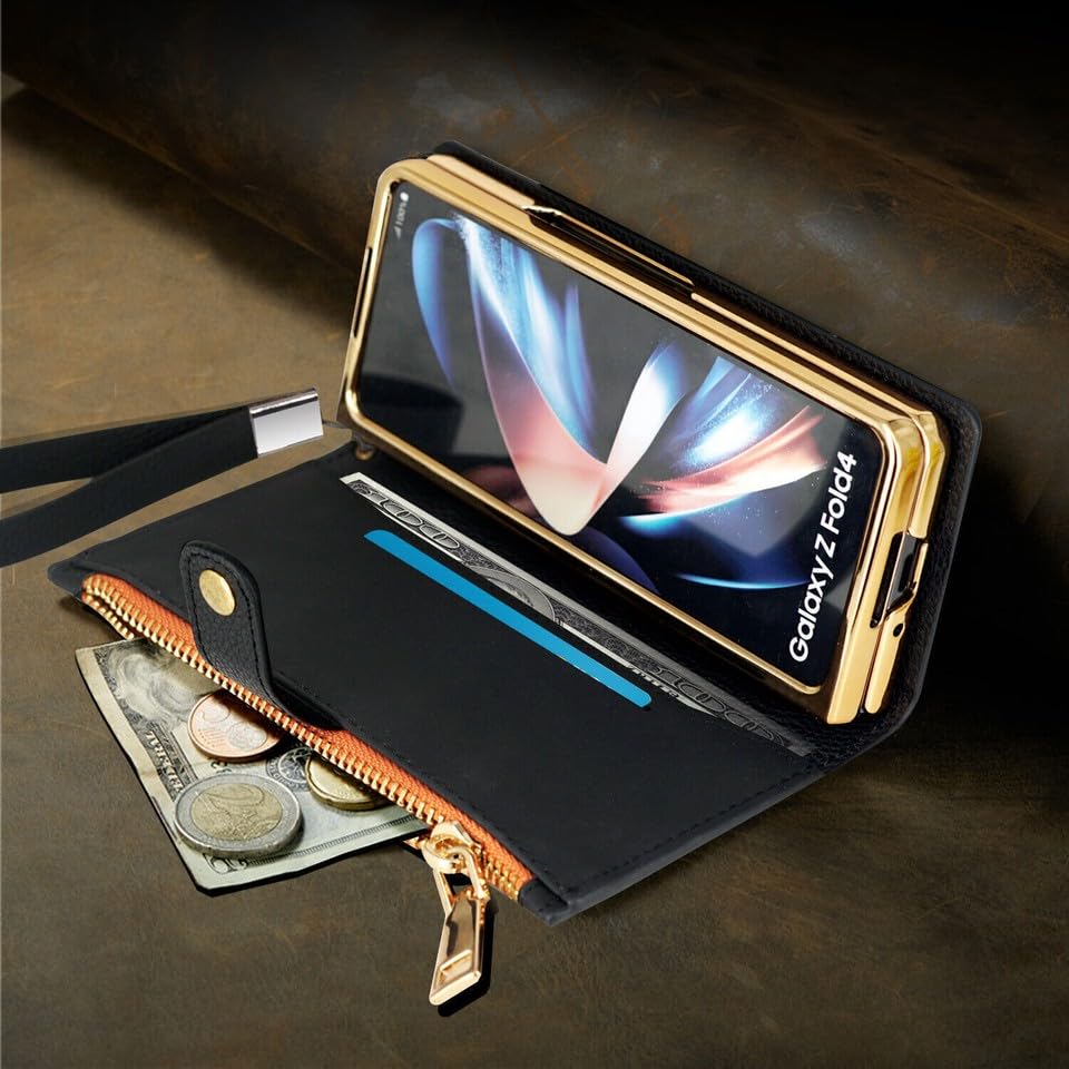Housse cuir Galaxy Z Fold 7 vert pour simplifier vos déplacements - 2