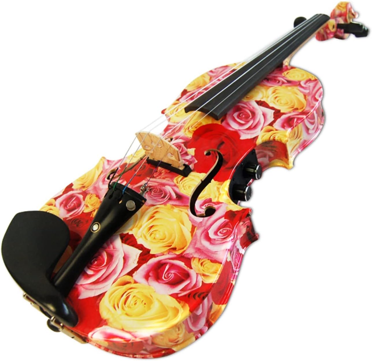 バイオリン 4/4サイズのアコースティックエレクトリックバイオリン