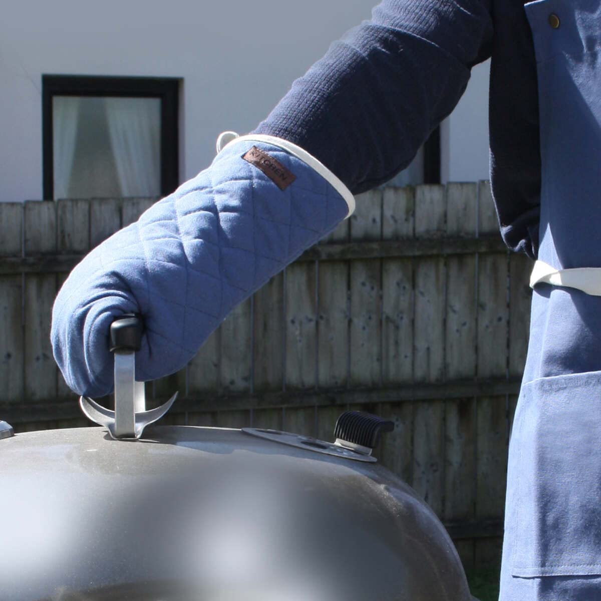 Samuel Lamont Cotton Canvas Oven Glove, Royal Blue