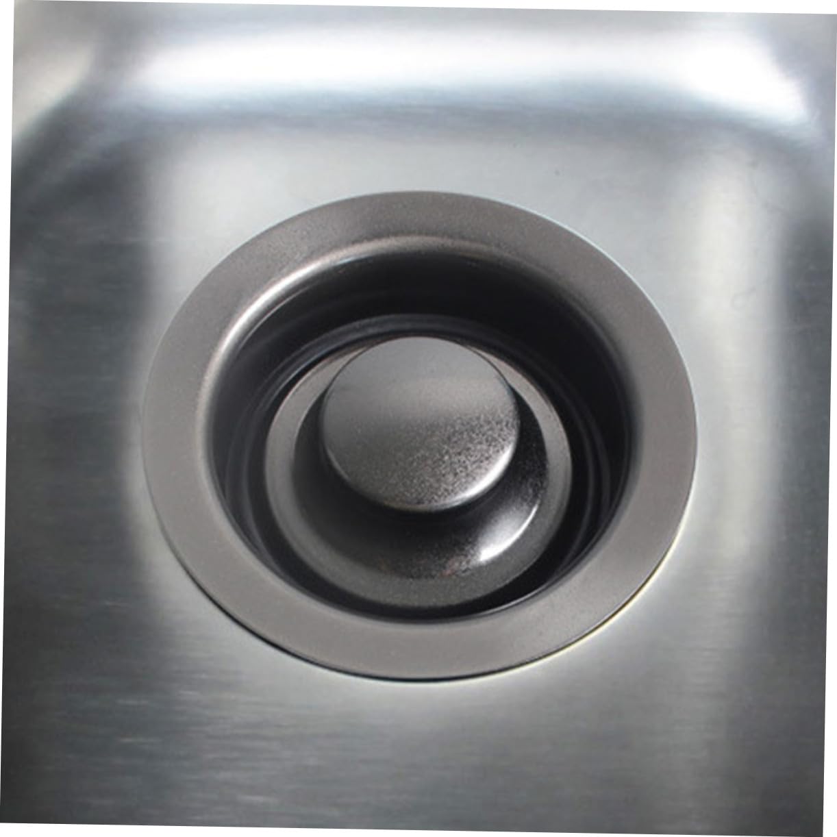 4 Piezas Brida y Tapón de Acero Inoxidable para Triturador de Basura de Fregadero de Cocina Resistente la Corrosión Instalación Sencilla y Decoración Funcional para Desagüe de