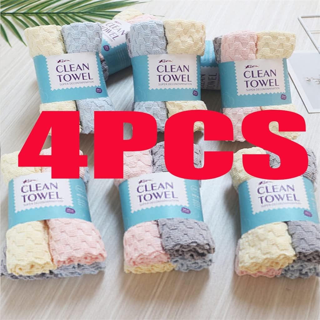 Superfine Fiber Rag Cleaning Cloth Glass Table Water Absorption Oil-Free Dishwashing Kitchen Use Thickened