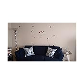 IARTTOP Watercolor Birds Wall Decal, Creative Flying Bird Sticker for ...