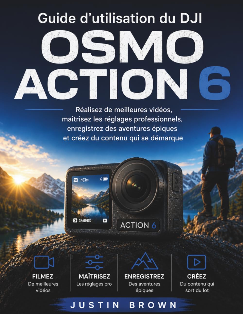 Guide d'utilisation du DJI Osmo Action 6: Réalisez de meilleures vidéos, maîtrisez les paramètres professionnels, enregistrez des aventures épiques et créez du contenu qui se démarque