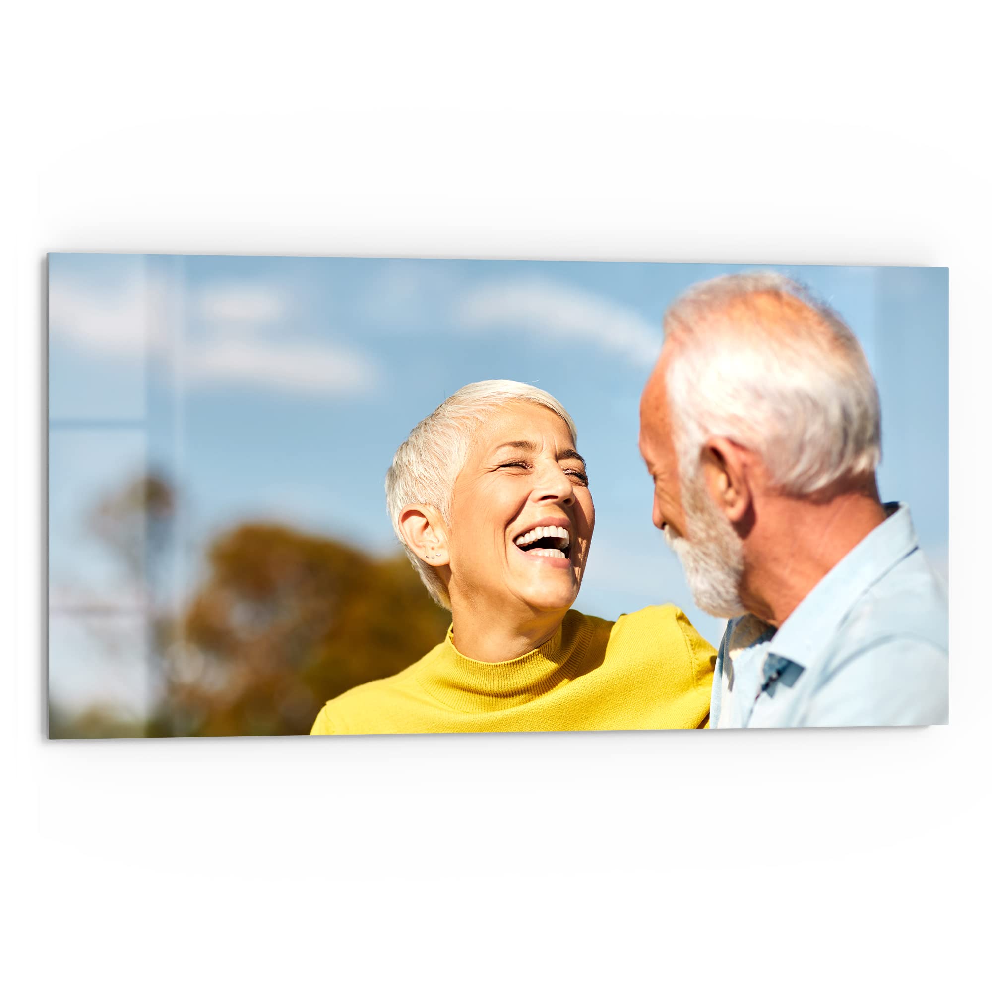 DEQORI Pannello posteriore per cucina in vetro, motivo faro, 80 x 40 cm, pannello posteriore per bagno o stufa, paraspruzzi per cucina e bagno, decorazione moderna per specchio piastrellato