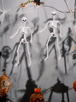 Cad lar Bayram   skelet Fig rl  As labilir Halloween Parti Dekoru 36 cm
