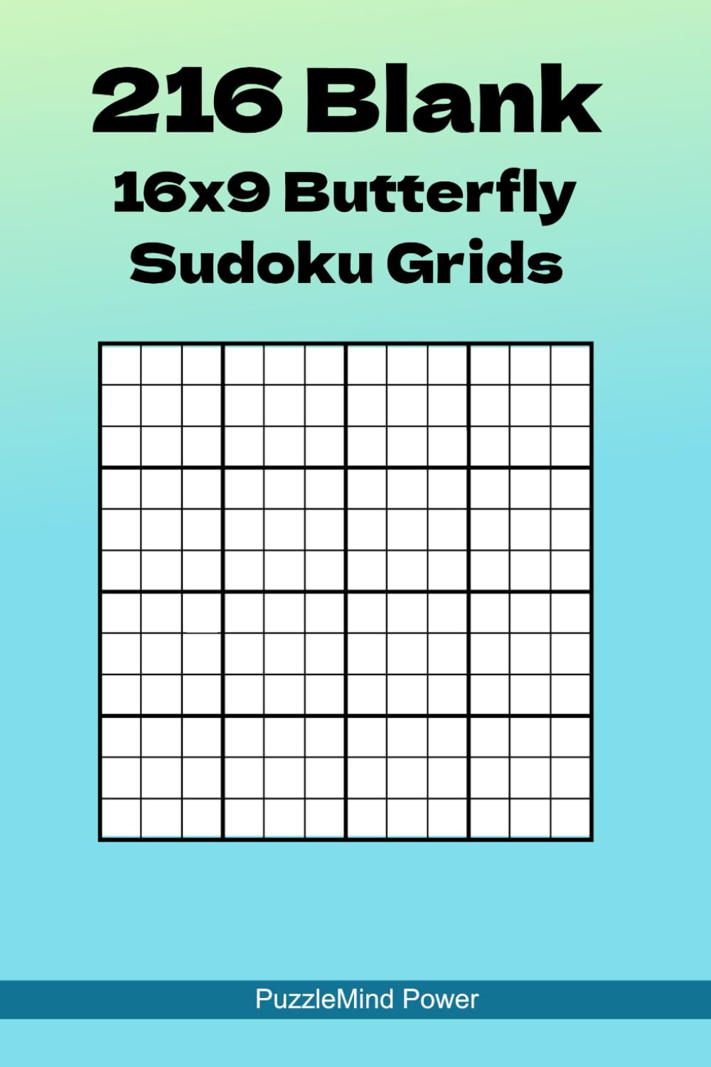 Blank 16x9 Butterfly Sudoku Grids