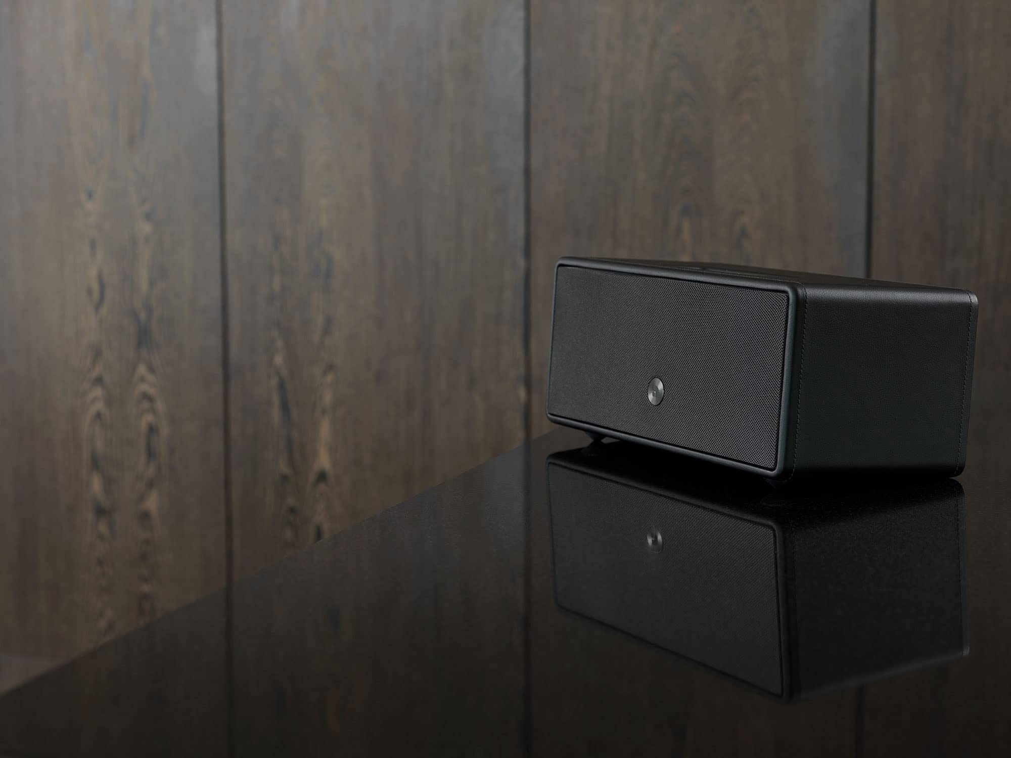 Audio Pro Drumfire-D2 - Enceinte Multiroom Ultra Puissante avec Bluetooth & WiFi - Enceinte Stéréo avec AirPlay 2, Chromecast, Spotify sans Fil - Noir