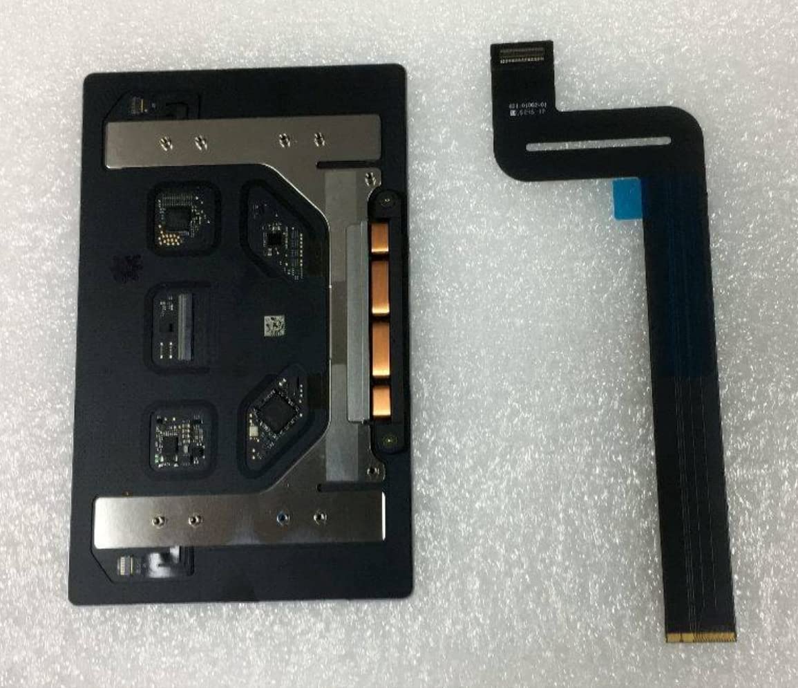 Panel táctil de repuesto con cable flexible para MacBook Pro Retina de 13 pulgadas A1708 (finales de 2016/mediados de 2017) (plata)