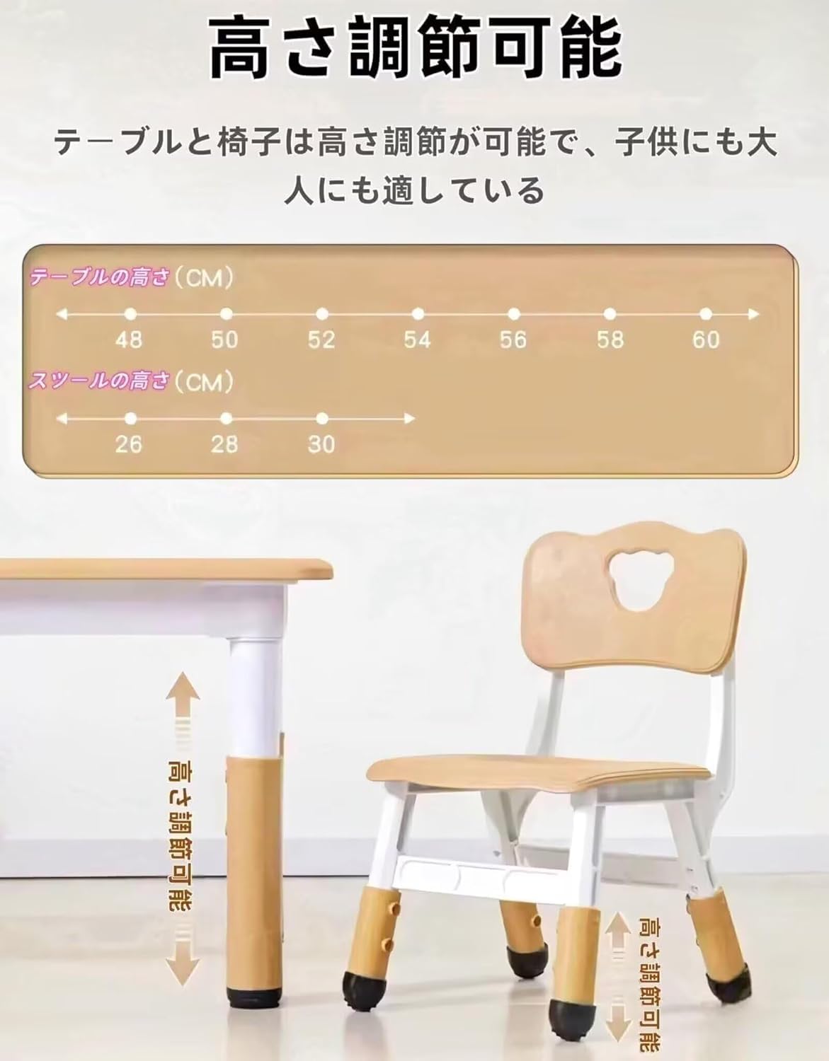 Amazon.co.jp: TUIYIDUO【最新昇級版】子供用テーブル 子供 机 椅子