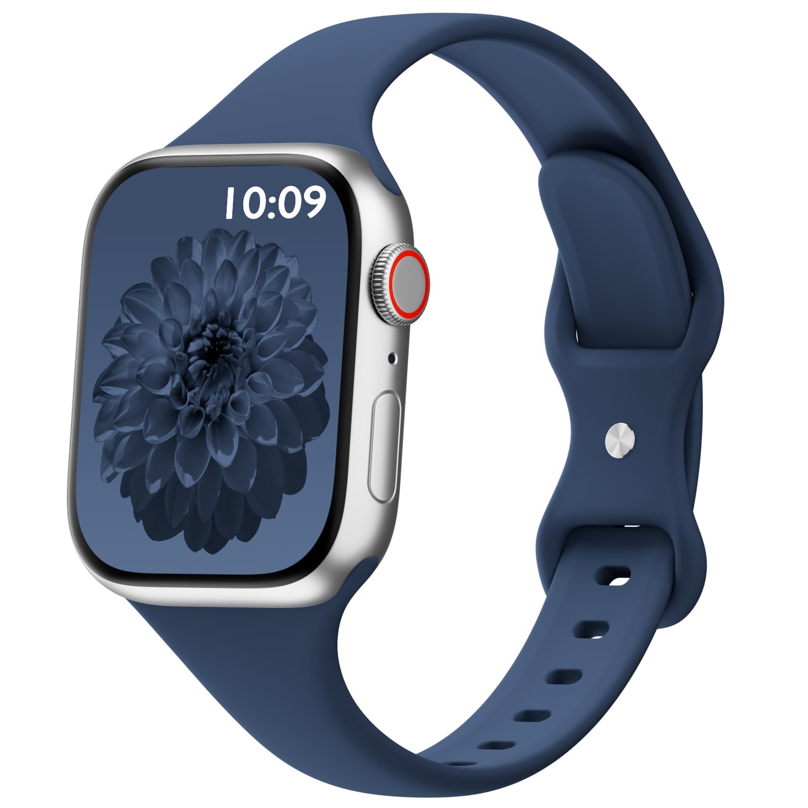 Thin Sport Silicone Slim Band Compatible with Apple Watch Bands Women Men