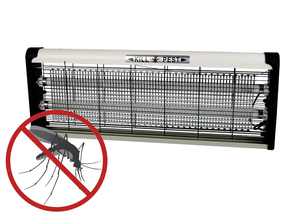Zanzariera elettrica stermina insetti ammazza zanzare mosche lampade giardino 40W