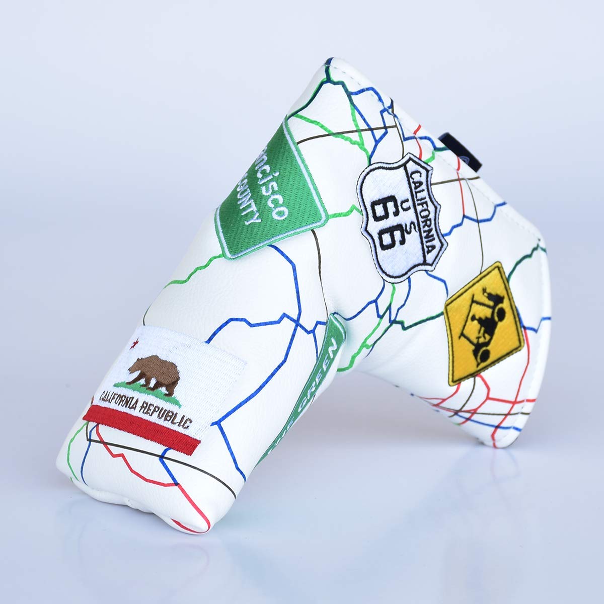 PRG Originals Route 66 Blade Putter Cover (White)