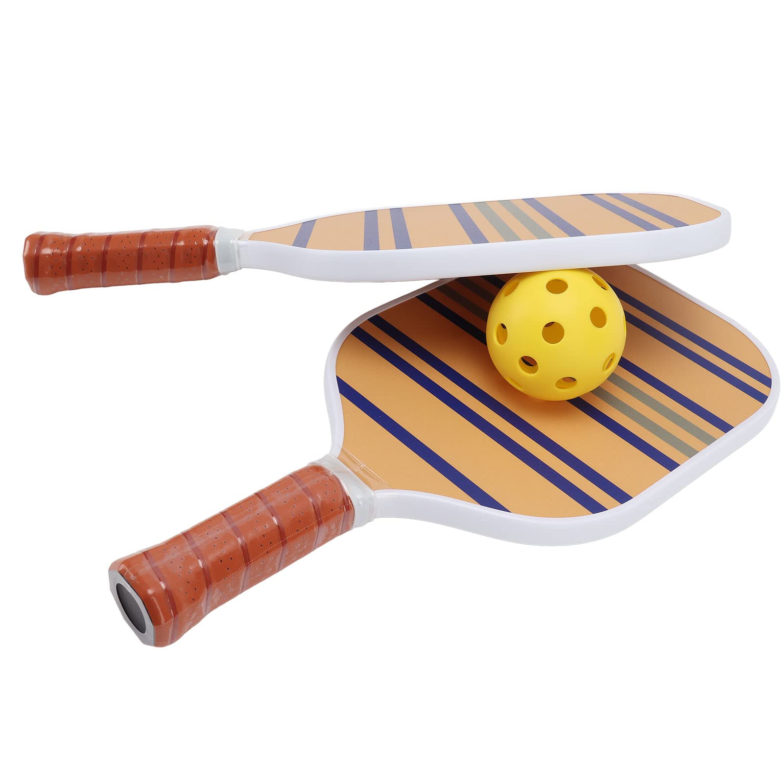 Set di racchette da pickleball, in fibra di vetro, per pickleball, set di racchette da pickleball portatili e palle, attrezzatura per pickleball con palline per interni ed esterni Shengyi