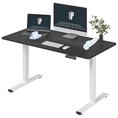 FLEXISPOT E6 3-Stage Dual Motor Electric Standing Desk 55 x 28 Sit Stand Up Desk Holds 220 lbs