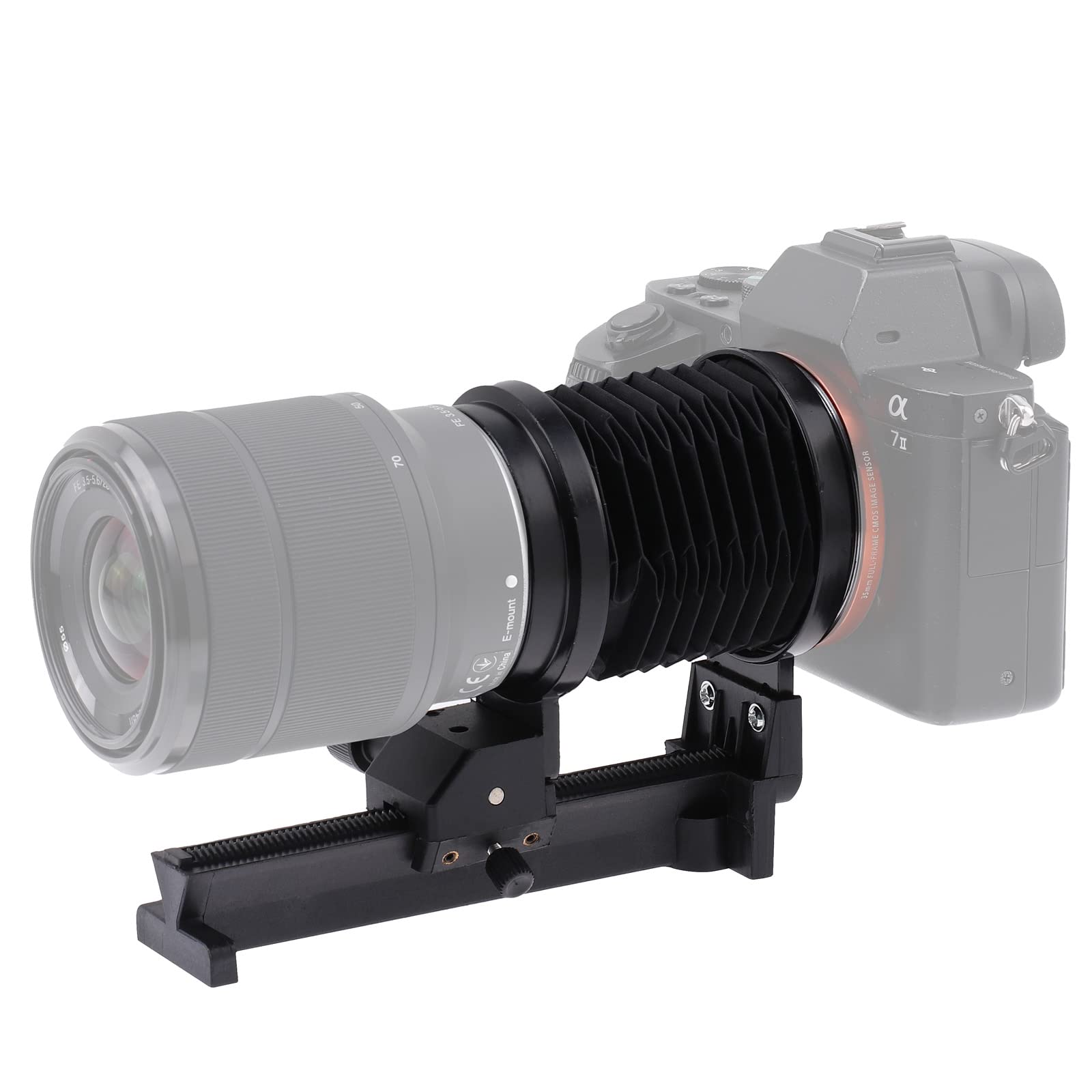 FOTGA Macro Extension - Dispositivo a soffietto per fotocamera Sony E-Mount NEX-7 A9 II A7S A7 Mark IV A7R III A1 A7C A700 A6500 A6400 A6300 A600 A6000 A5100