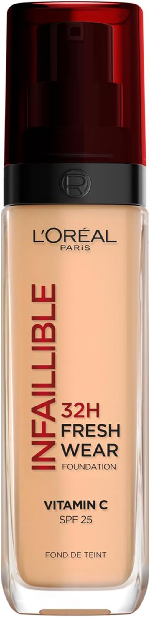 Foundation, Infallible 32H Fresh Wear Foundation, longwear coverage, Radiant finish, Water, Sweat and Heat Resistant, Shade 200 Natural Linen, 9g