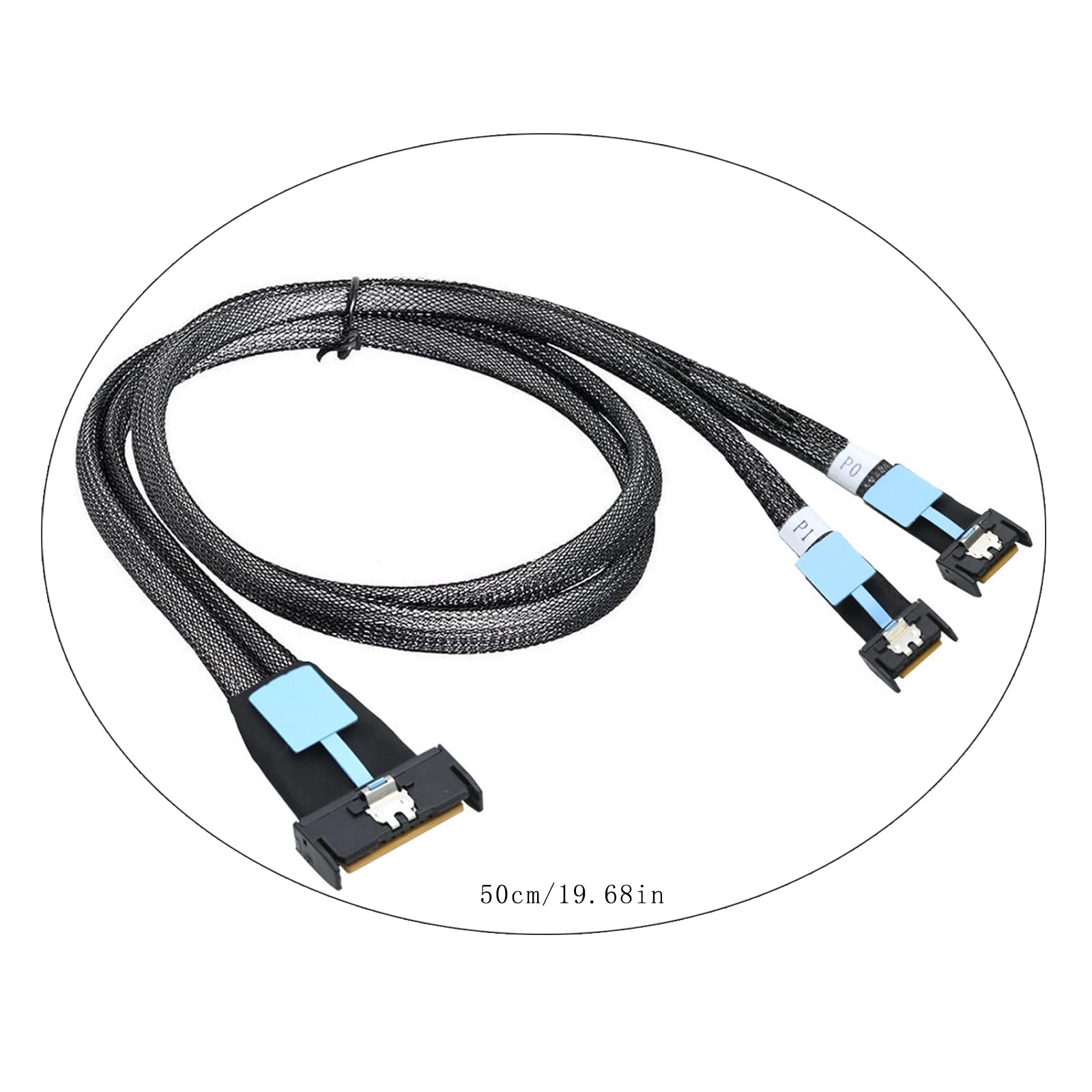 Il cavo splitter PCIE Gen 5 aggiorna la linea dati del server 50 cm 19,7 pollici strumenti di manutenzione server