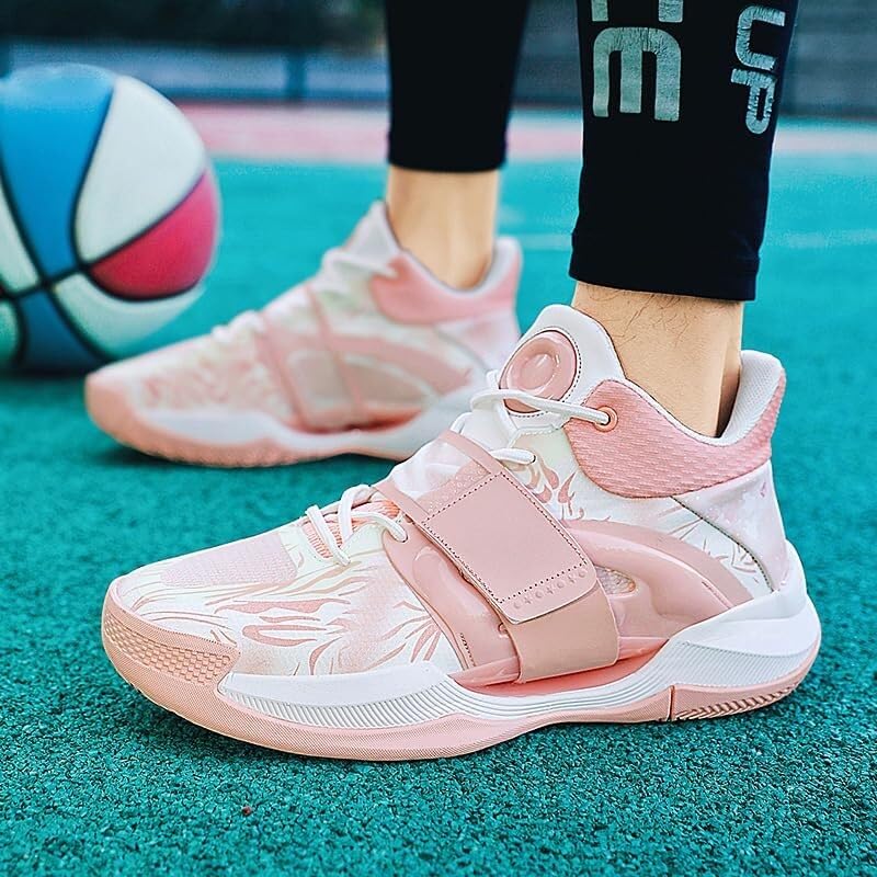 Zapatillas de Baloncesto Unisex con amortiguación Antideslizante y Resistente al Desgaste, Botas de Entrenamiento Deportivas Informales y de Moda.