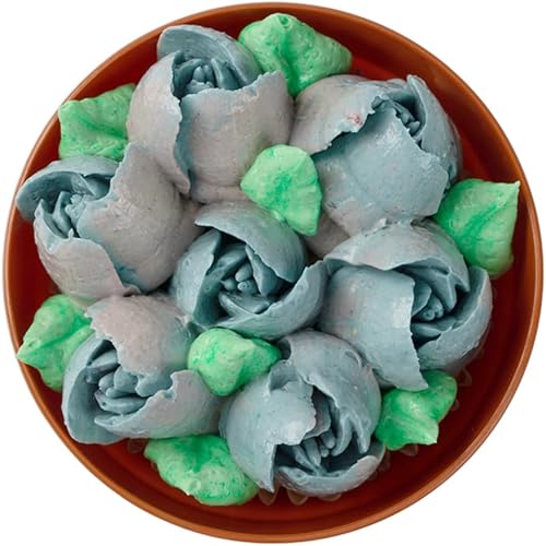 Restaurantware Pastry Tek - Punta de tubería rusa, 1 punta para decoración de pastel de rosas, #8, resistente a la corrosión, punta de decoración de