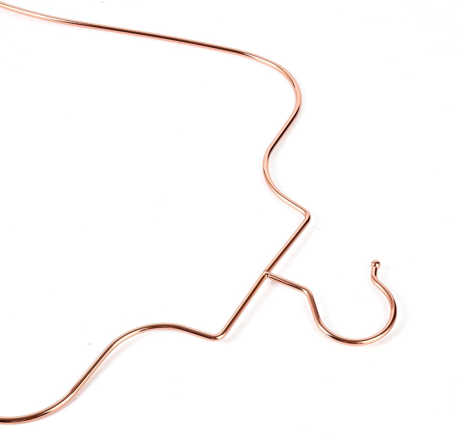 Full Body Wire Metal Shape Swimwear Hangers for Bikini Display -10 of Pack (Rose Gold)