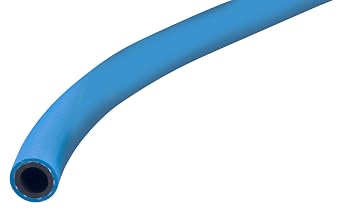 Kuriyama Kuri Tec K1136 Series Multi-Purpose Air and Water Hose, 250 psi, 100 Length x 3/4" ID, Blue