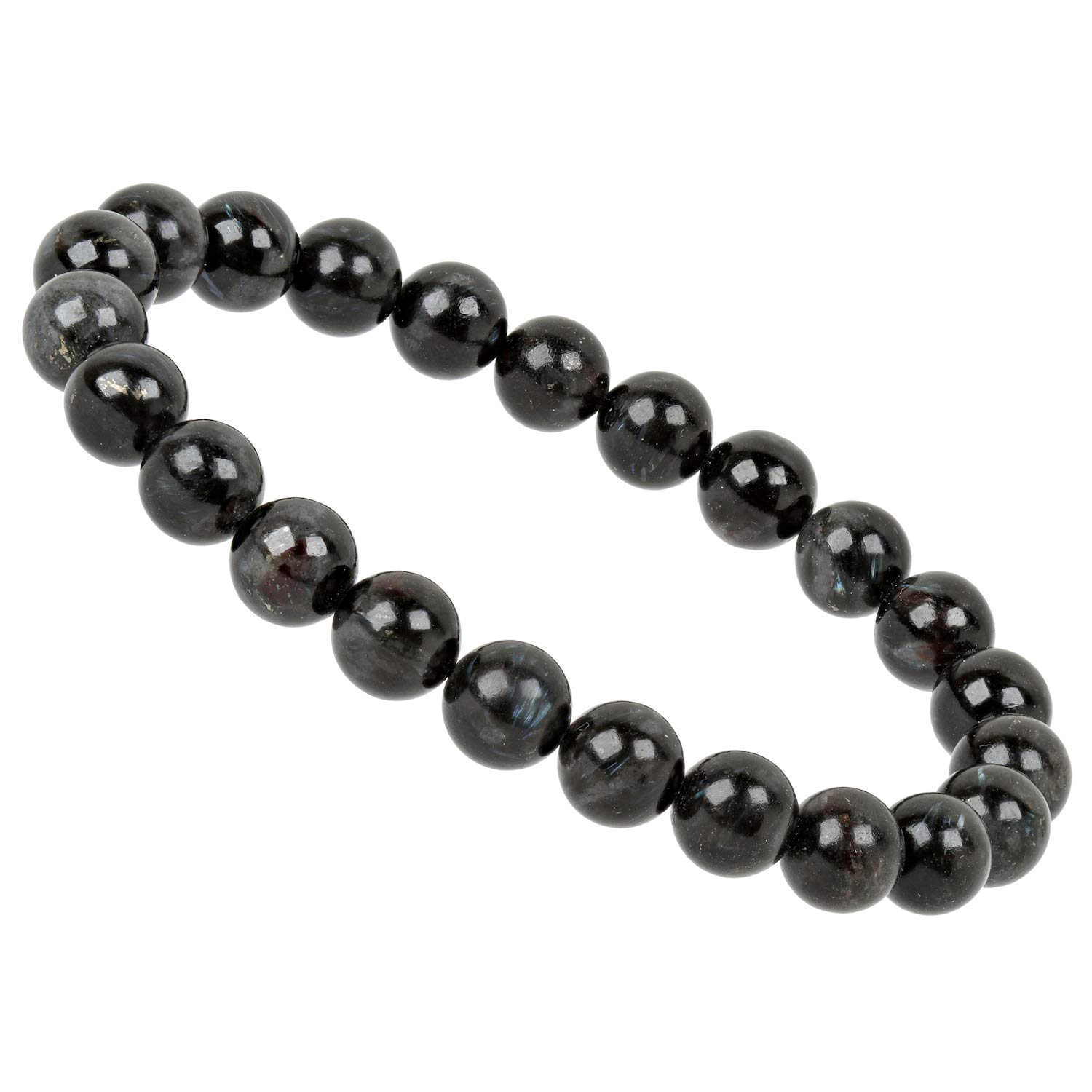 ELEDORO Handgefertigtes Edelstein Perlen Stretch Armband - E