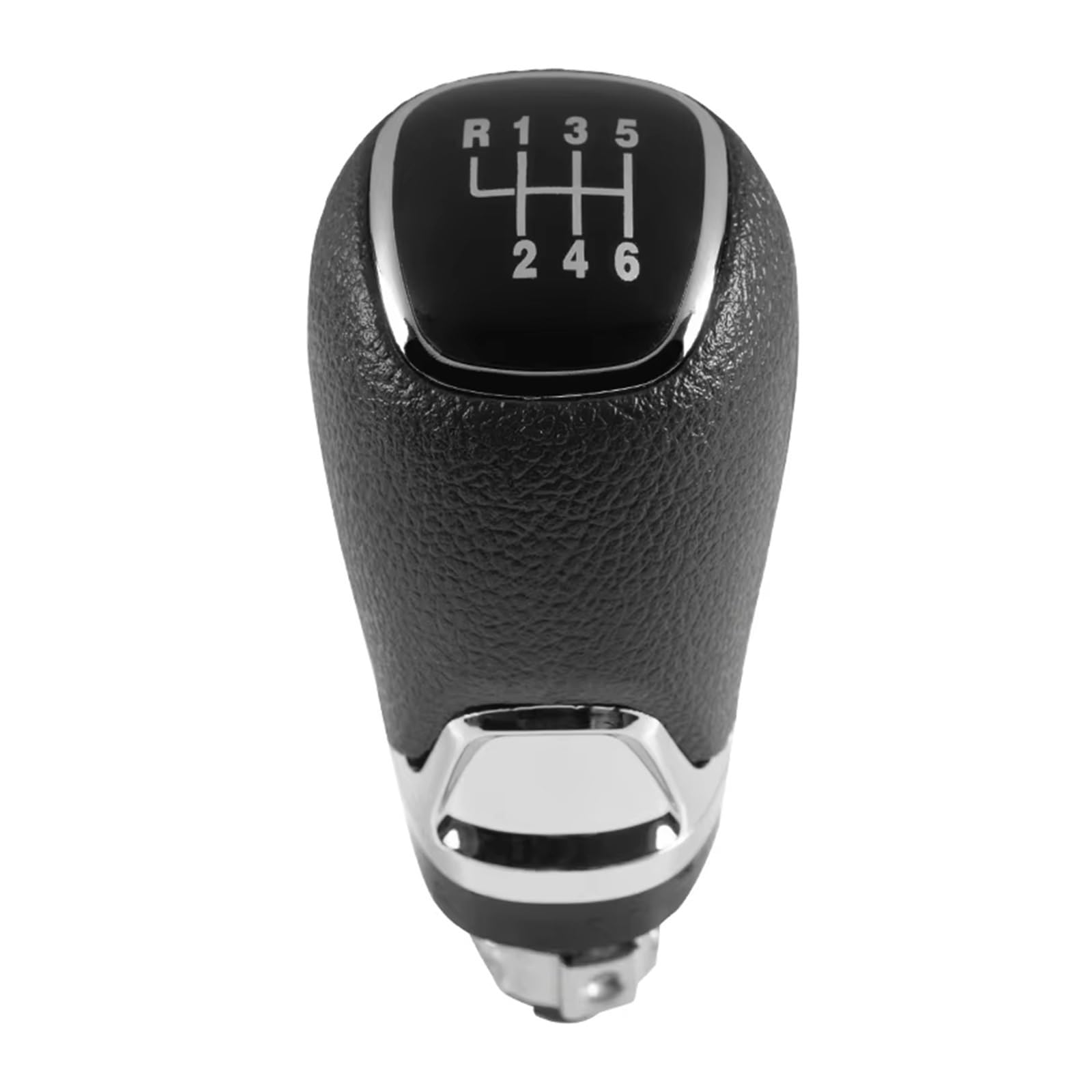 Xkoehxj 6Speed Gearknob Only Car Gear Shift Knob For Skoda For Octavia A7 Mk3 2014 2015 2016 2017 Leather Car 5/6 Speed Shift Gear Knob Lever Shifter Gaitor Boot Cover Gearbox Boot Cover(6Speed Gearknob Only)